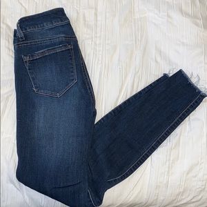 1822 Ripped Dark Skinny Jeans